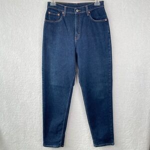 Levis 550 Women 12 Reg Relaxed Fit Tapered Leg Dark Wash High Rise Jeans Brazil